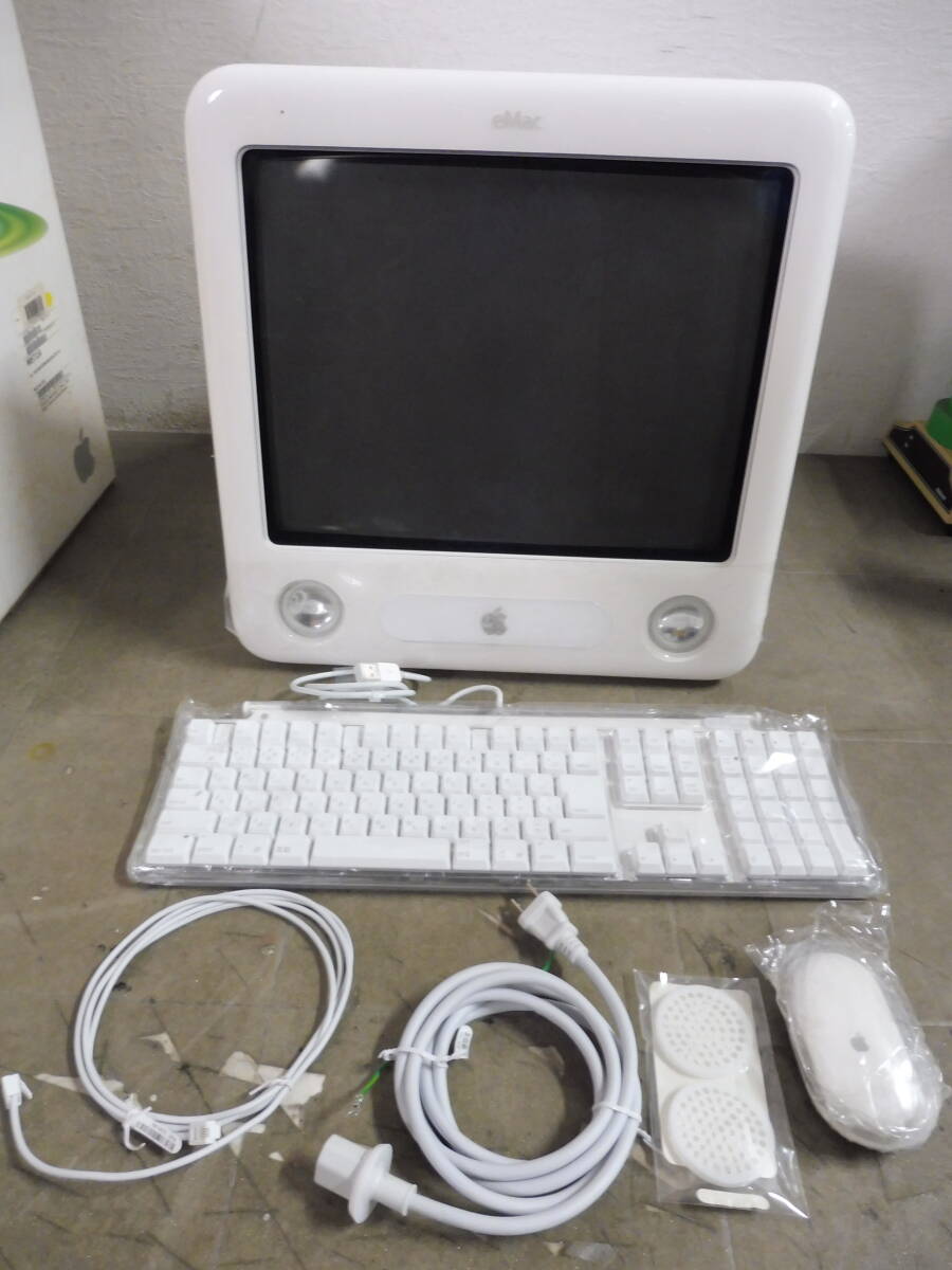 「6035/T7B」 新品 Apple アップル eMac M8577J/A PC パソコン コンピューター 一体型 未使用 元箱付き 通電確認済 長期保管品の画像4
