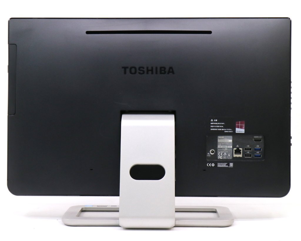 【1円スタート】TOSHIBA dynabook REGZA PC D634/W8LB Core i7-4700MQ 2.40GHz 16GB 2TB(HDD) BD-RE タッチパネル対応 23インチ FHD OSなし_画像2