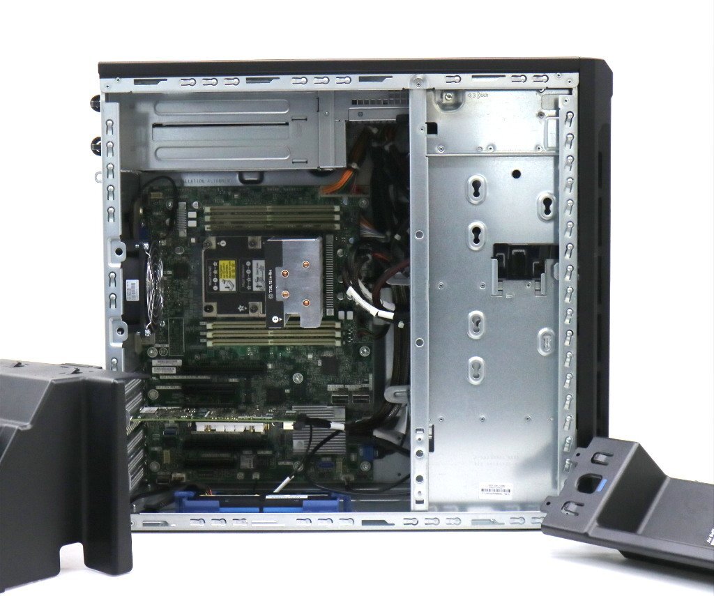 hp ProLiant ML110 Gen10 Xeon Bronze 3104 1.7GHz 8GB 600GBx4台(SAS2.5インチ/12Gbps/RAID6) DVD-ROM AC*2 SmartArray P408i-p SR Gen10の画像3