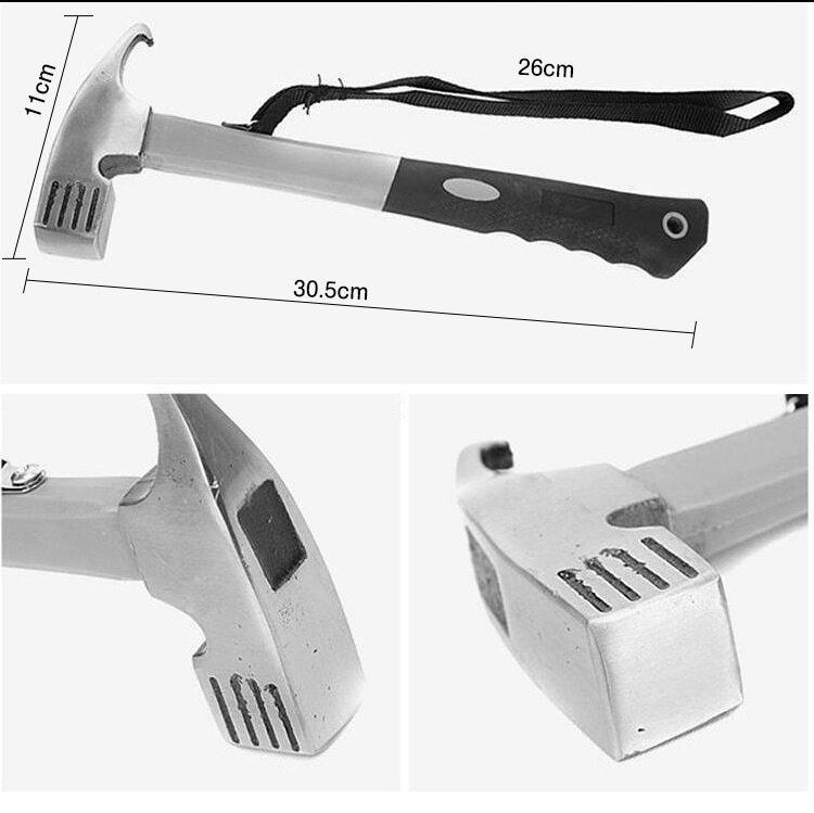 ペグハンマー ペグ抜き ペグ打ち テント タープテント 金槌 キャンプ用品 アウトドア イベント トンカチ 設営の画像6