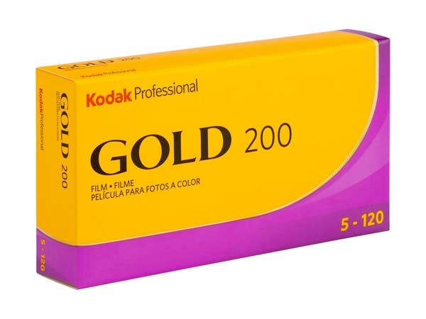 [2024-6期限] GOLD200 ブローニー120【5本入】Kodak カラーネガフィルム ISO感度200【即決】コダック CAT 107-5597★0041771075590 新品_画像1