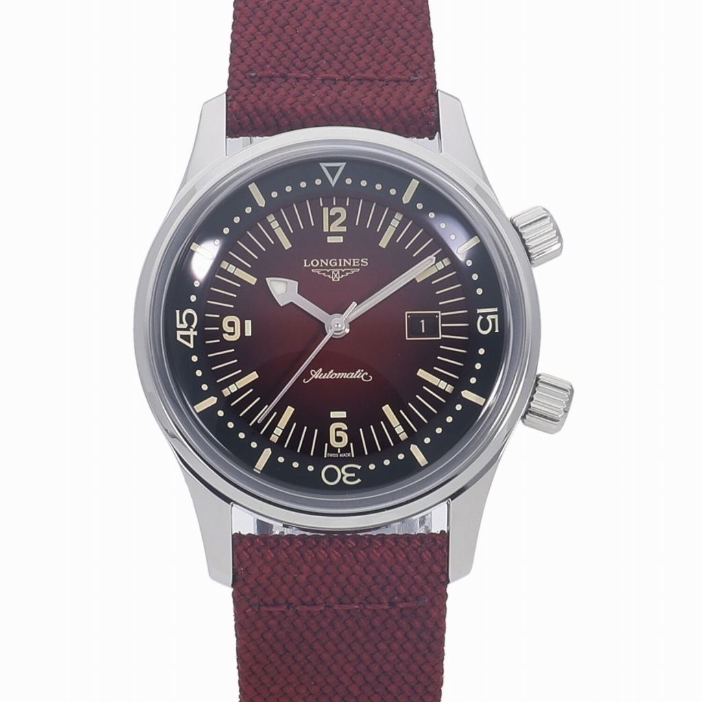 クリスマスツリー特価! 新品 L3.374.4.40.2 ボルドー レジェンドダイバー ロンジン ユニセックス 腕時計 送料無料 その他
