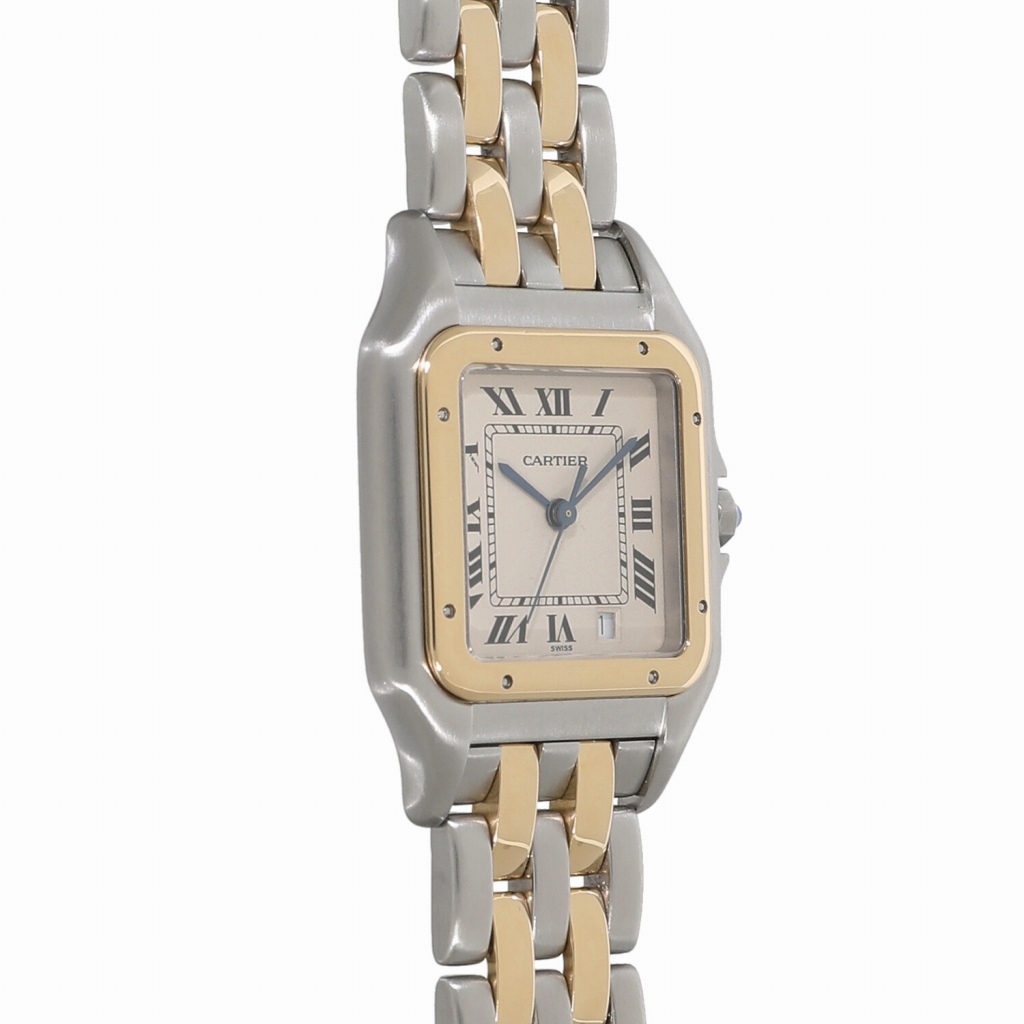  Cartier bread tail MM 2 low ivory lady's used free shipping wristwatch 