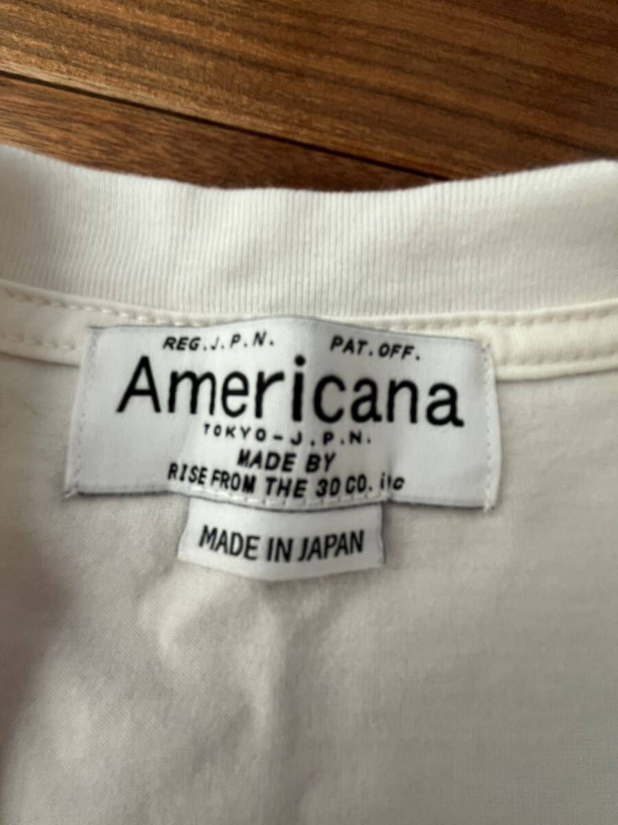 美品○Americana アメリカーナ○半袖 プルオーバー カットソー Tシャツ トップス アパルトモン AP STUDIO 取扱い レディース 日本製の画像4