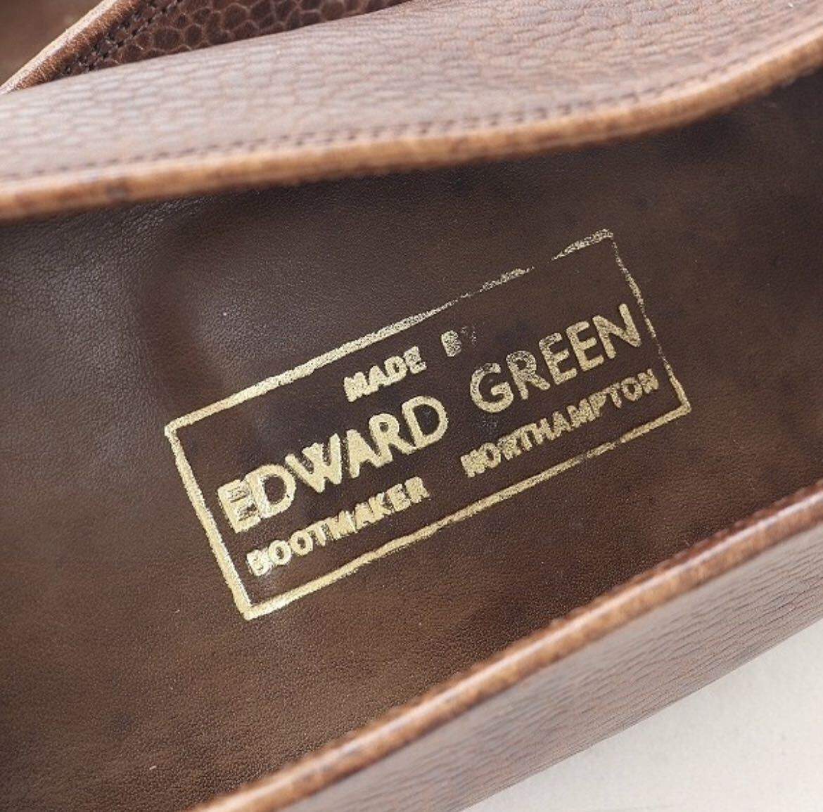 【旧工場・名品・極美品】 EDWARD GREEN エドワード グリーン ローファー 8EE イングランド製 ジョンロブ JOHN LOBB J.M.WESTON ウェストン_画像6