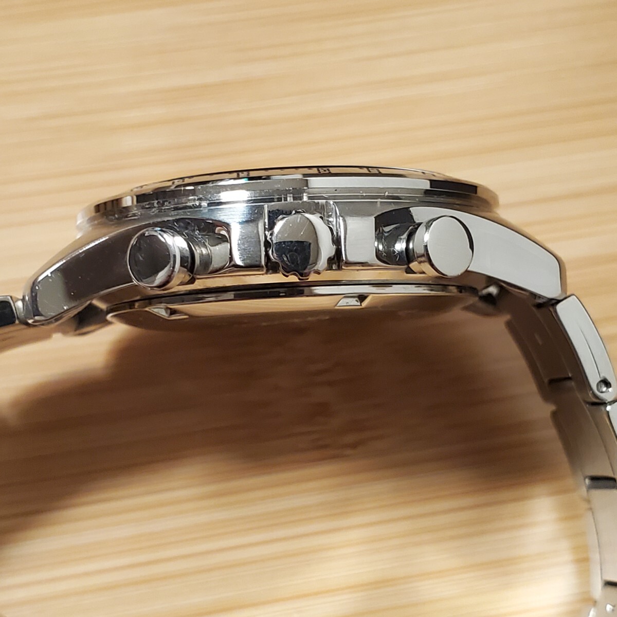 セイコー SBTR011 スピリット クロノグラフ クォーツ ブルー文字盤 8T63-00D0 SEIKO SPIRITの画像6