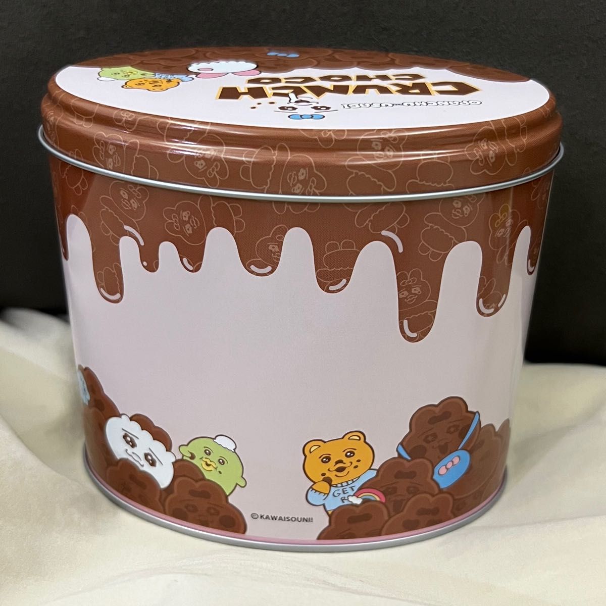 【空箱】おぱんちゅうさぎ 缶入りチョコクランチ