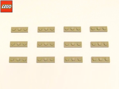 レゴ LEGO パーツ １×３プレート（ダークタン）12個 部品 未使用の画像1