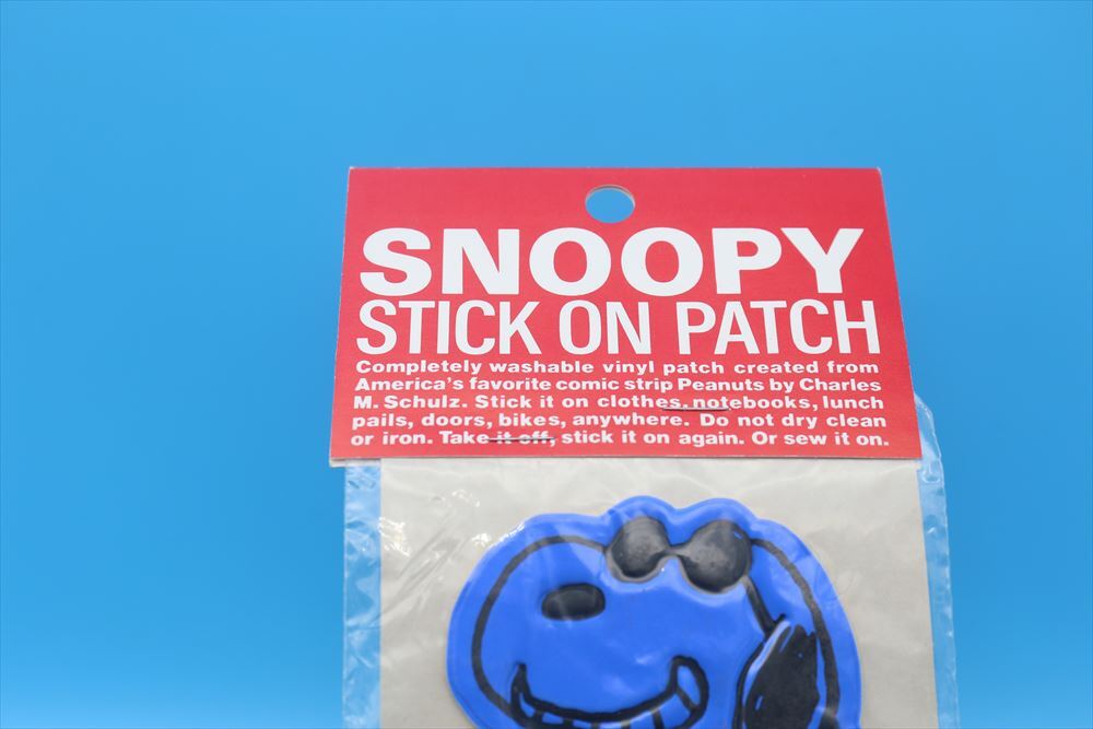 70s Determined Snoopy Stick on Patch/ジョークール/ヴィンテージ/スヌーピー/パッチ/179764110_画像3