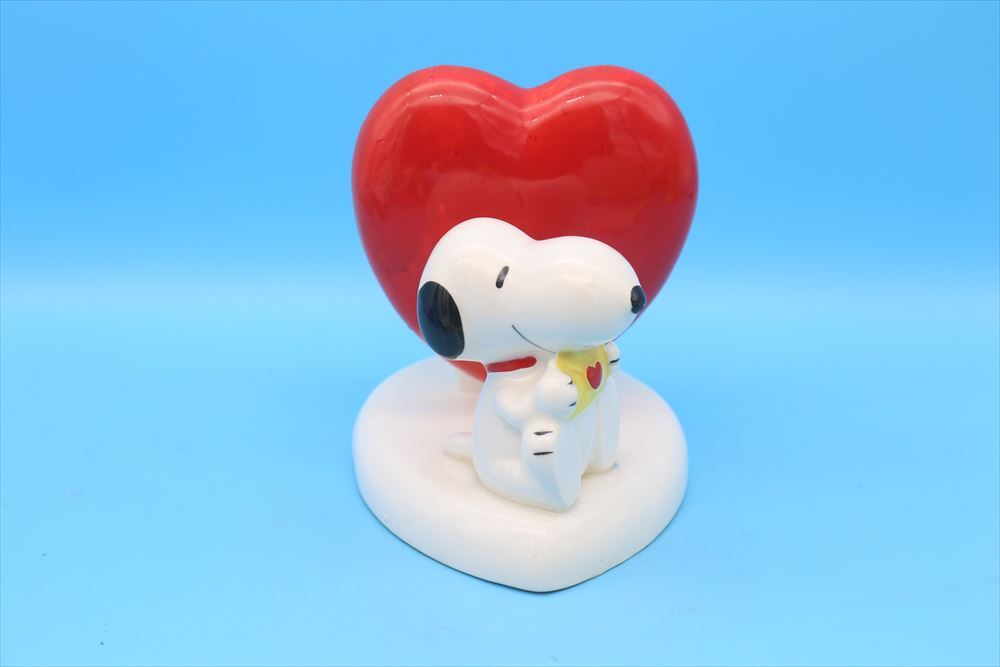 70s Determined Snoopy heart Planter/スヌーピー ハート プランター/ヴィンテージ/ピーナッツ/180085920