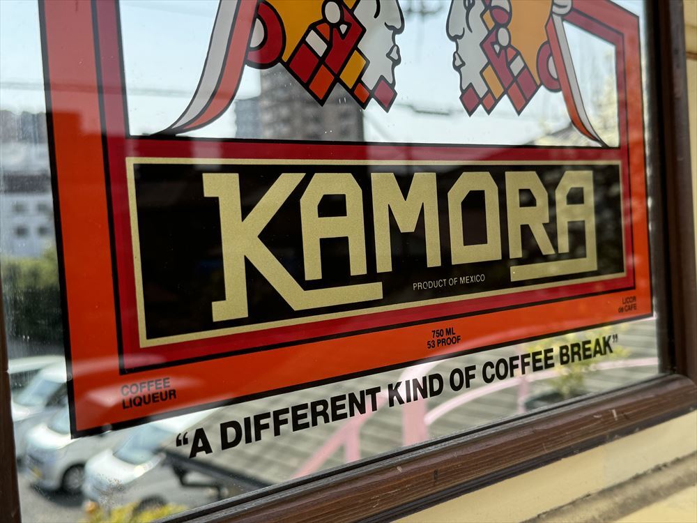 KAMORA コーヒー リキュール パブミラー /ヴィンテージ 鏡/カモーラ/180022456_画像2