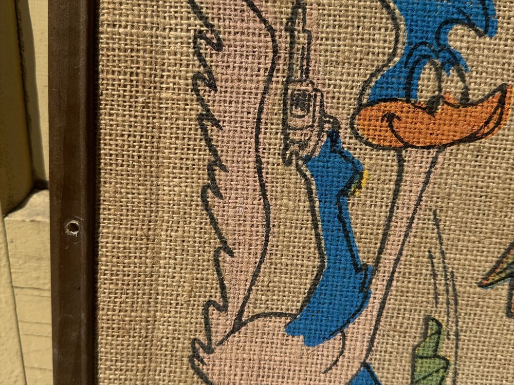 Vintage Warner Bros Looney Tunes Wile E Coyote Vs Road Runner Wall Art/ルーニー テューンズ ヴィンテージ/180118883_画像7