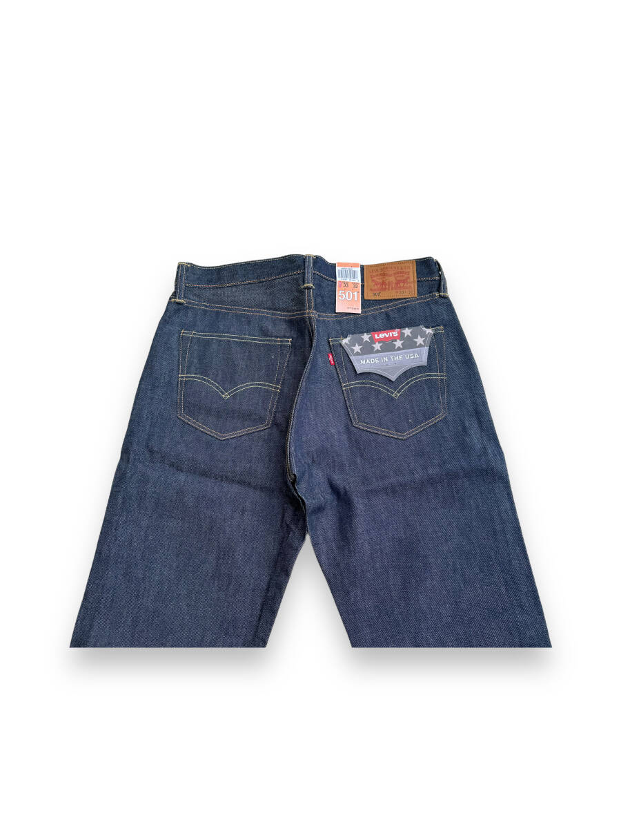 未使用☆Made in USA SELVEDGE 501/リーバイス 501 ホワイトオーク セルビッチ/赤耳/ W32 L32/LEVIS WHITEOAK USA製/_画像7