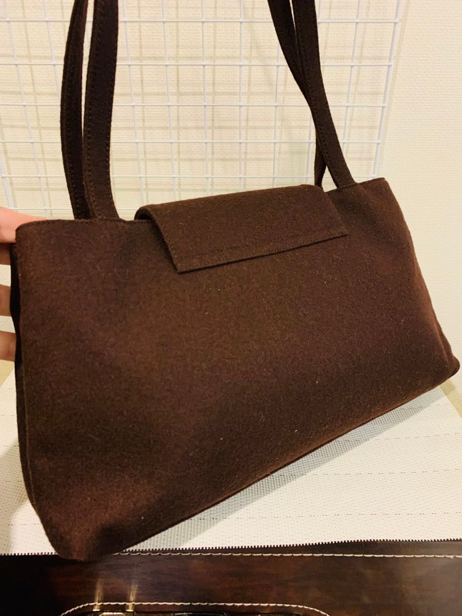 【未使用美品】LANVIN ランバン　トートバッグ　 ハンドバッグ ブラウン系