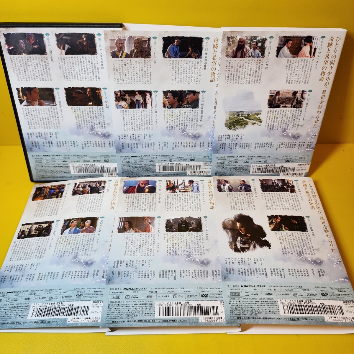 新品ケース交換済み NHK大河ドラマ どうする家康 完全版 DVD 1〜6 まで 6巻セット(1話〜22話まで) 新品ケース交換済み NHK大河ドラマ どうする家康 完全版 DVD 1〜6 まで 6巻セット(1話〜22話まで)
