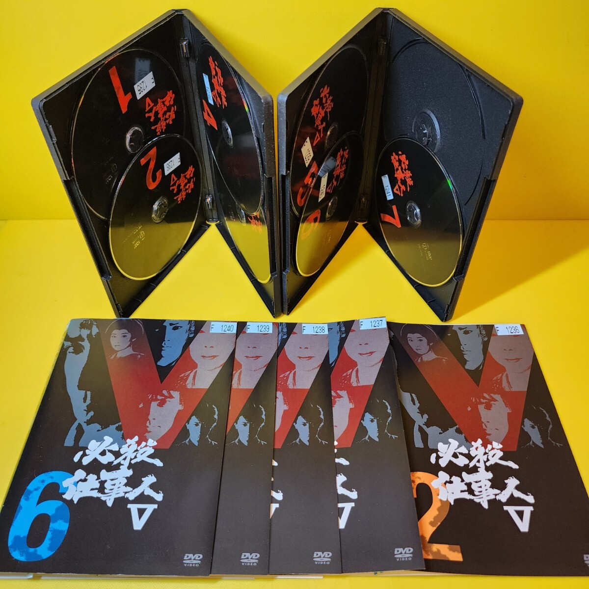 新品ケース交換済み 必殺仕事人Ⅴ DVD7巻セット 新品ケース交換済み 必殺仕事人Ⅴ DVD7巻セット