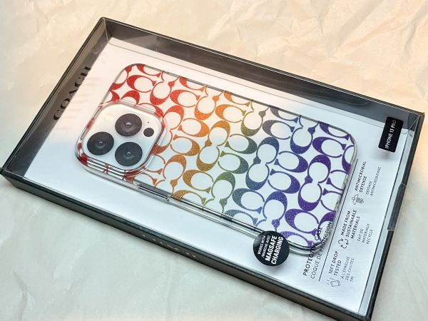 【ゆうパケット送料込み 新品 即決】COACH iPhone 13 Pro Protective Hardshell Case / ケース_画像1