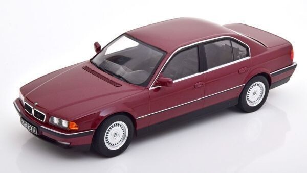 大特価50％OFF!!【KKスケール】 1/18 BMW 740i E38 1.シリーズ 1994 darkred-metallic [KKDC180364]★未開封新品！