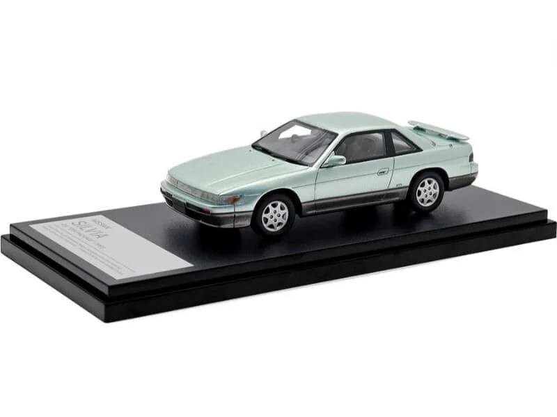 【ハイストーリー】 1/43 日産 シルビア Q's “DIA PACKAGE” (1991) ライムグリーンツートン [HS450GR]の画像1