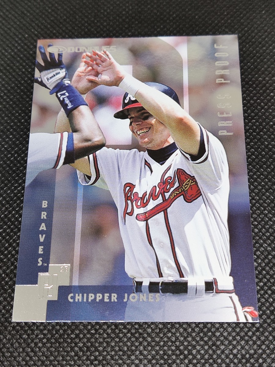 1996 DONRUSS PRESS PROOF 2000枚 CHIPPER JONES チッパー・ジョーンズの画像1