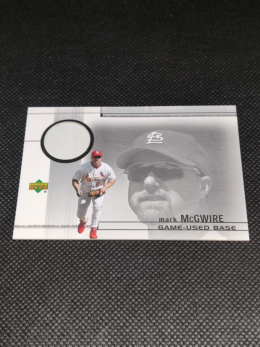 2001 UD AUTHENTIC MEMORABILIA BASE BALL MARK McGWIRE マーク・マグワイア_画像1