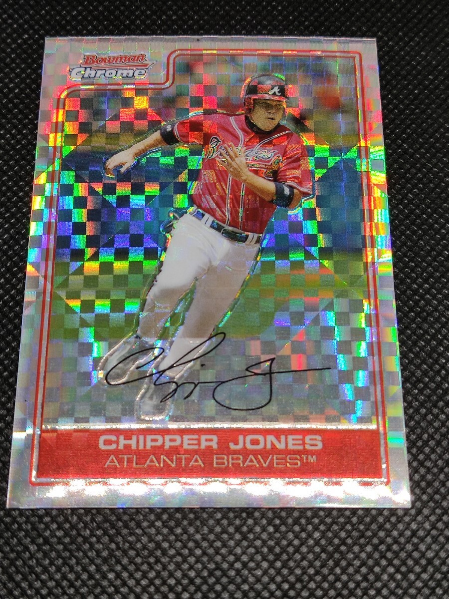 2006 TOPPS BOWMAN CHROME XFRACTOR CHIPPER JONES チッパー・ジョーンズ 250枚_画像1