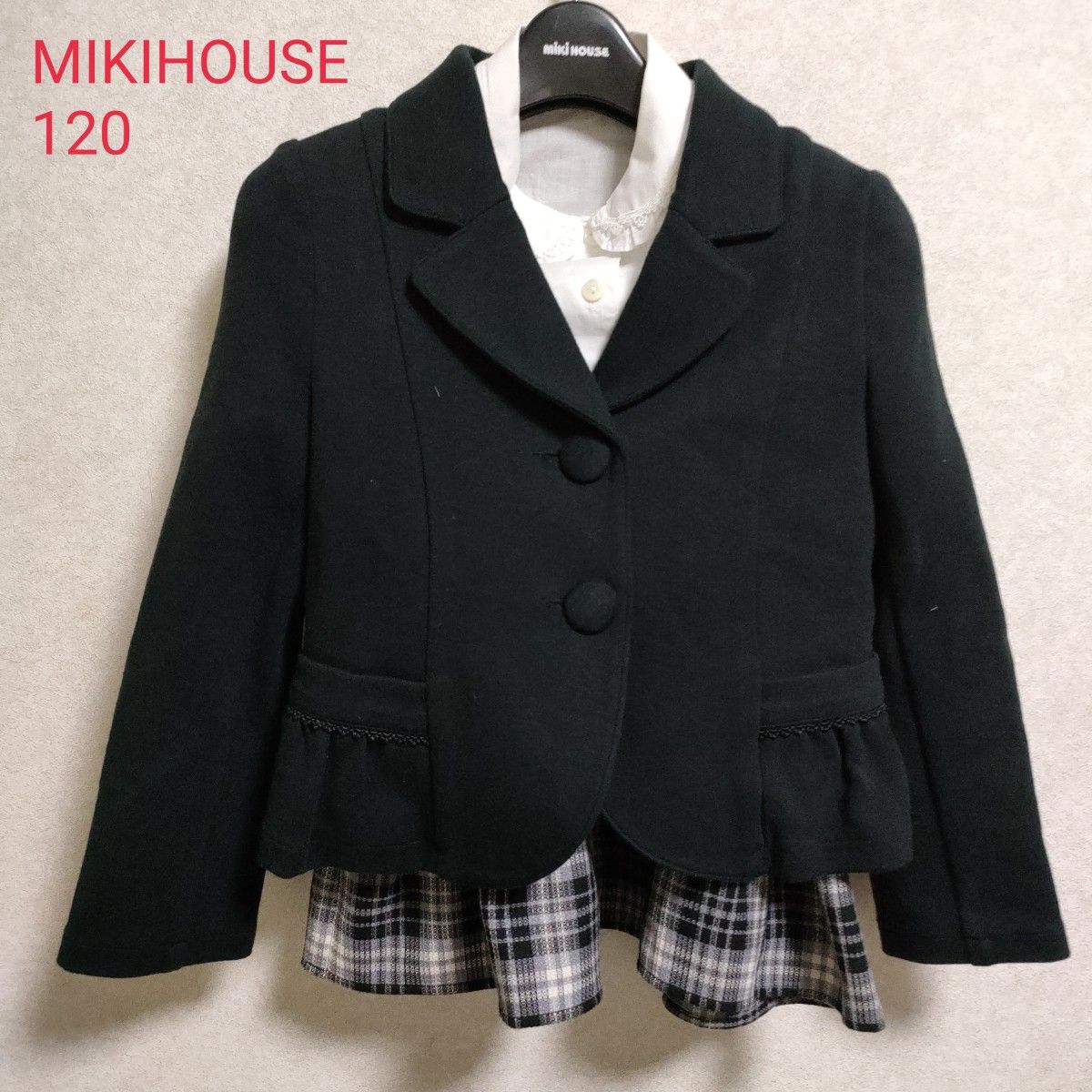 MIKIHOUSE　ミキハウス　スーツ　セットアップ　卒園　入学　フォーマル
