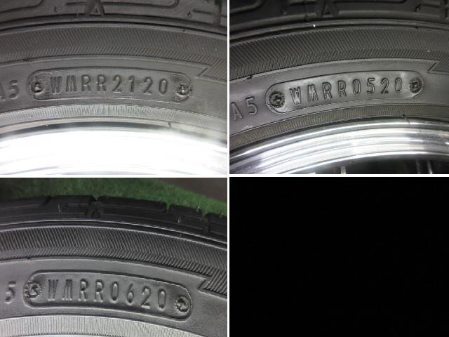 ★15×4.5J ウェッズ レオニス 4穴 オフセット45 165/55R15 グッドイヤー イーグルLS2000★4本セット★_画像8