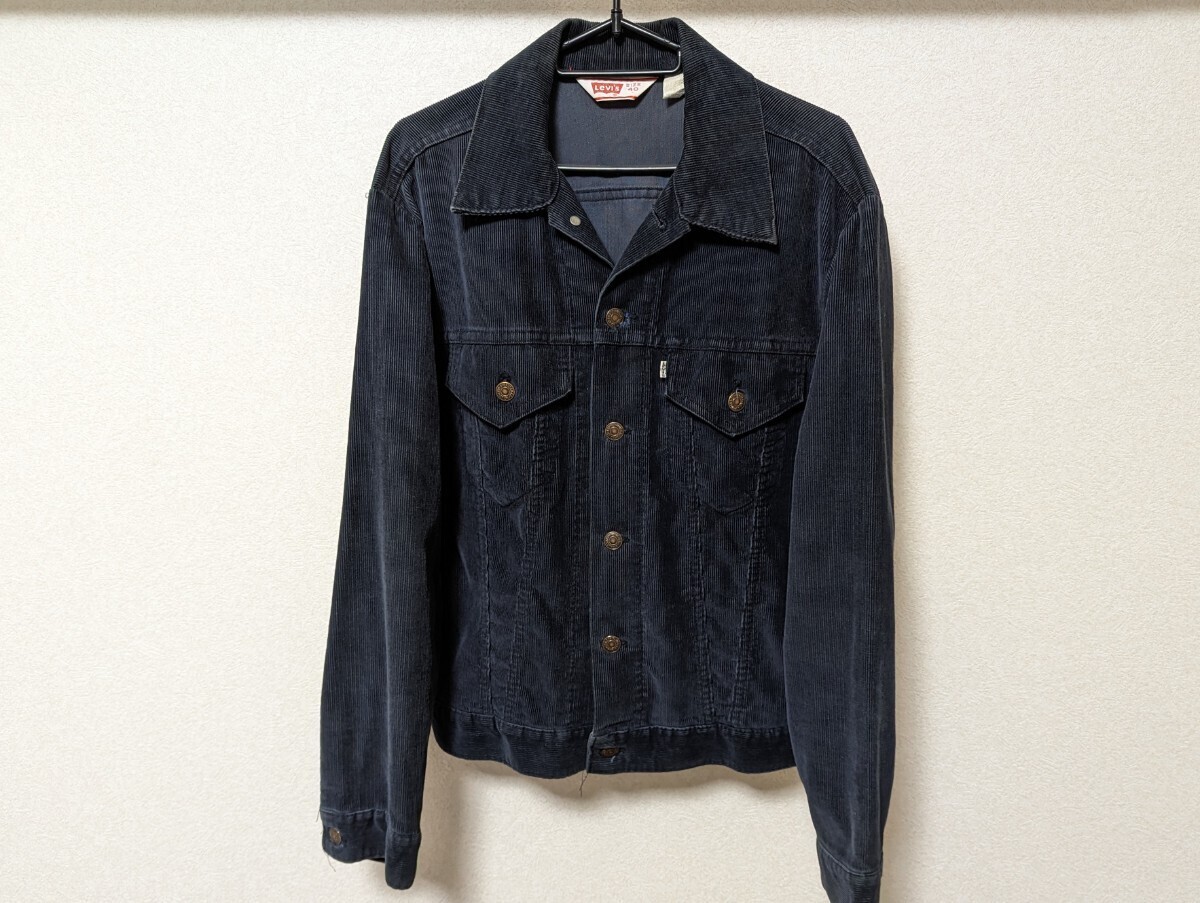 Levi's 70505 コーデュロイ 70s ネイビー SIZE40 ビンテージの画像1