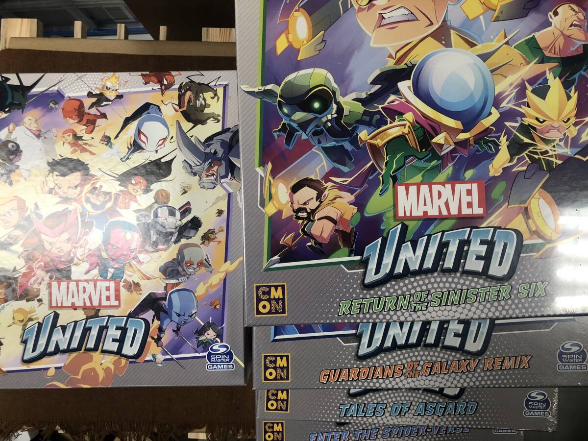 【中古】MARVEL UNITED　5セット　ボードゲーム海外版