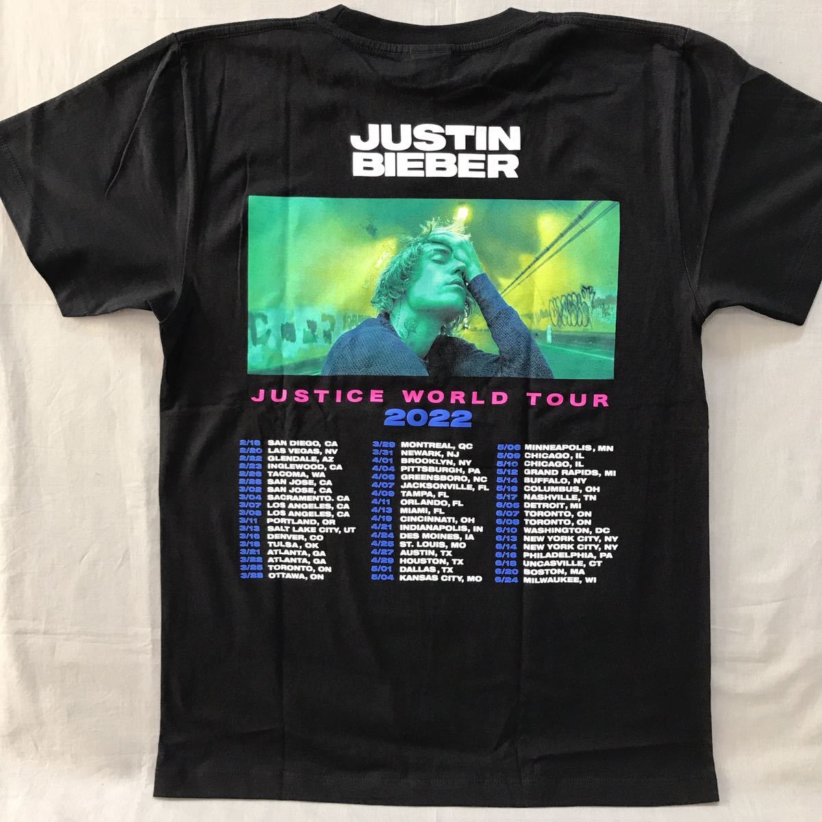 バンドTシャツ ジャスティン ビーバー（Justin Bieber）新品L_画像3