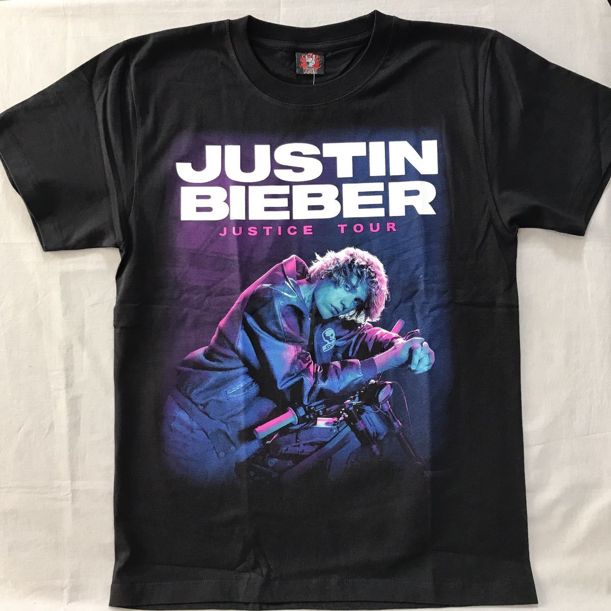 バンドTシャツ ジャスティン ビーバー（Justin Bieber）新品L_画像1