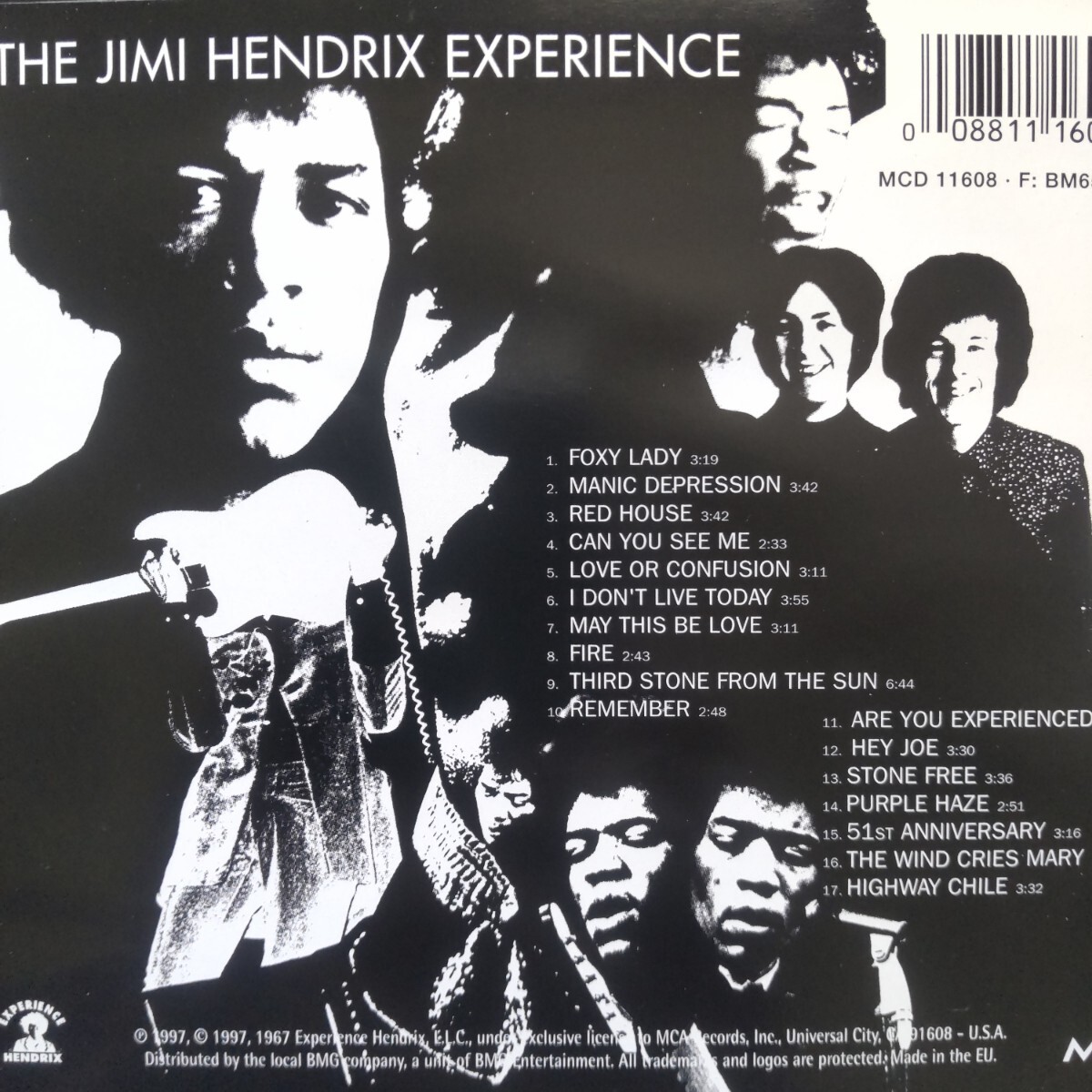 リマスター＆ボートラ ジミ・ヘンドリックス 1st アー・ユー・エクスペリエンスト？The Jimi Hendrix Experience Are You Experienced?_画像3