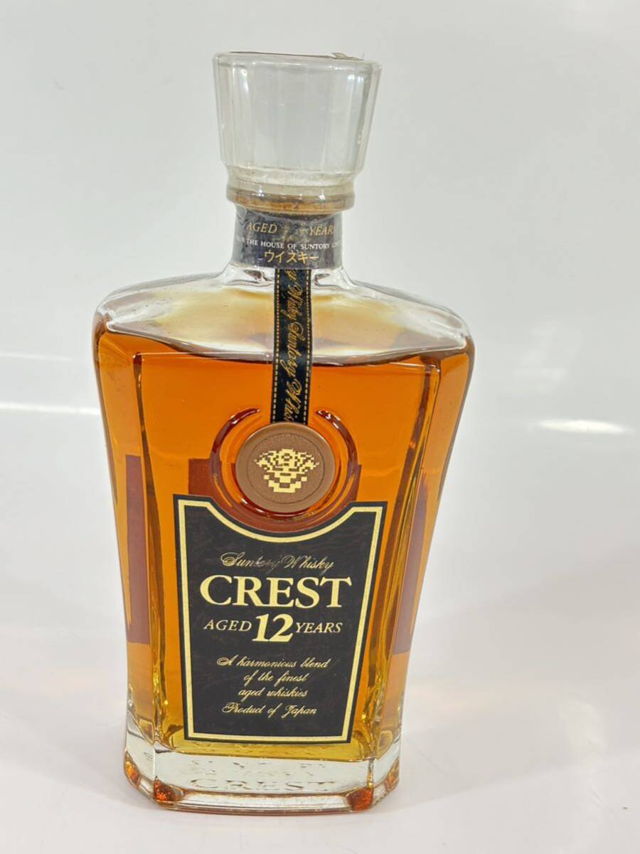 未開栓 サントリー　SUNTORY CREST クレスト　12年 日本　古酒 ウィスキー　whiskey 700ml 43%_画像2