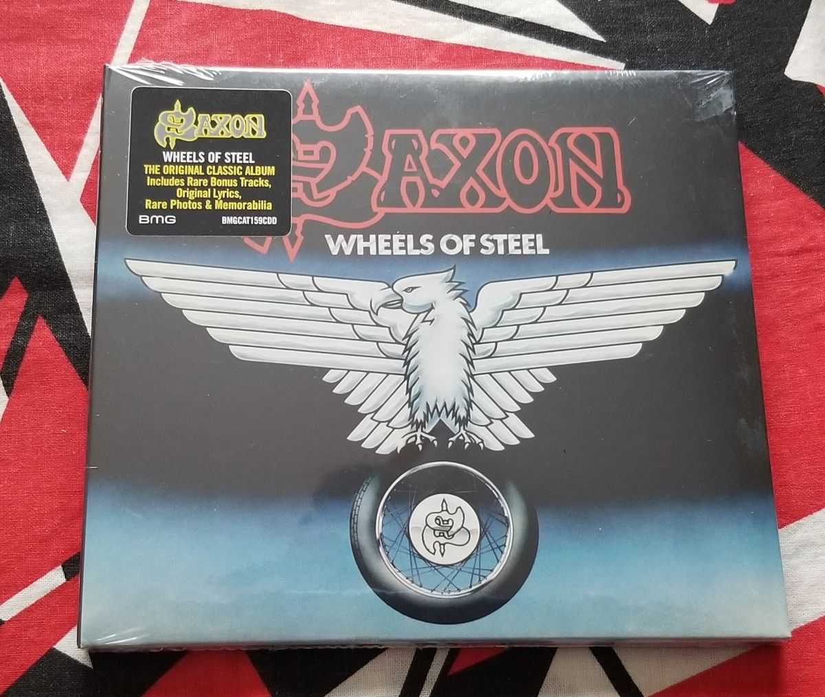 新品・未開封/サクソン/WHEELS OF STEEL/デジタルリマスター仕様/ボーナストラック7曲付き