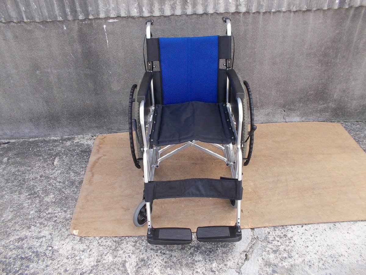 TS-24-0318-01　ミキ　ノーパンク標準自走式車椅子　BAL1_画像1