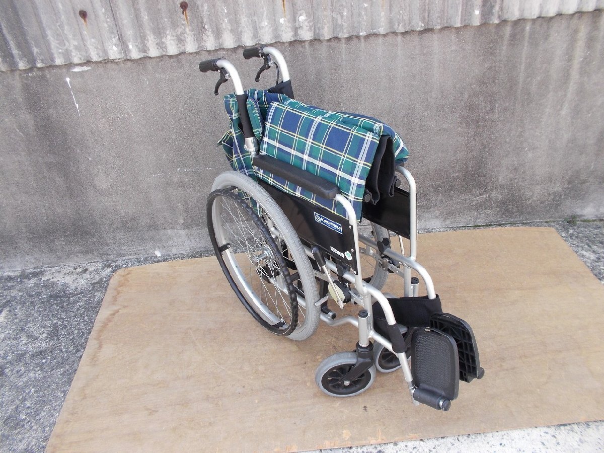 TS-24-0315-02　　　カワムラ自走式車椅子BMJ-22-45_画像9