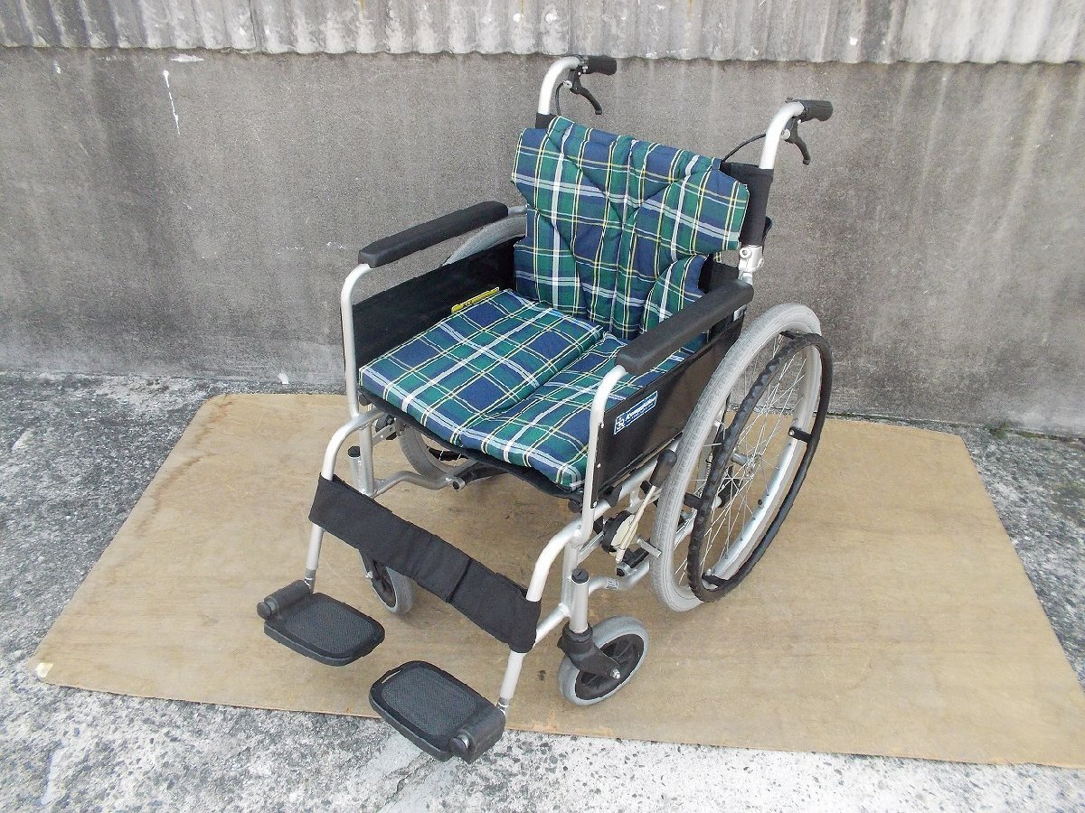 TS-24-0315-02　　　カワムラ自走式車椅子BMJ-22-45_画像4