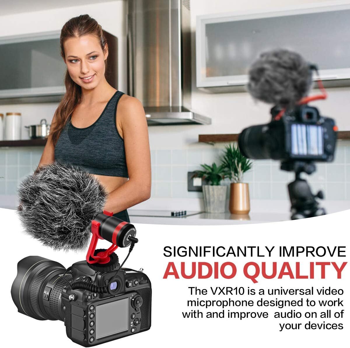 日常使い 商品 高音質スマホカメラマイク DSLR用 インタビューマイクiPho_画像4