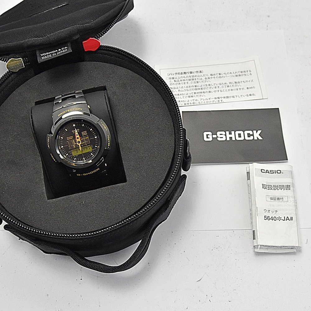  Casio CASIO AWM-500GC-1AJR G-SHOCK full metal PORTER collaboration solar radio wave men's beautiful goods inside box * written guarantee attaching .N#128977