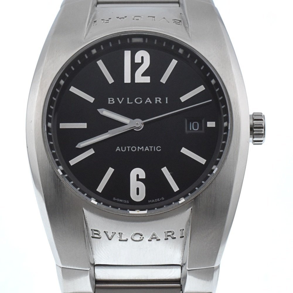 ブルガリ BVLGARI EG40S エルゴン デイト 自動巻き メンズ 美品 箱・保証書付き O#129356_画像1