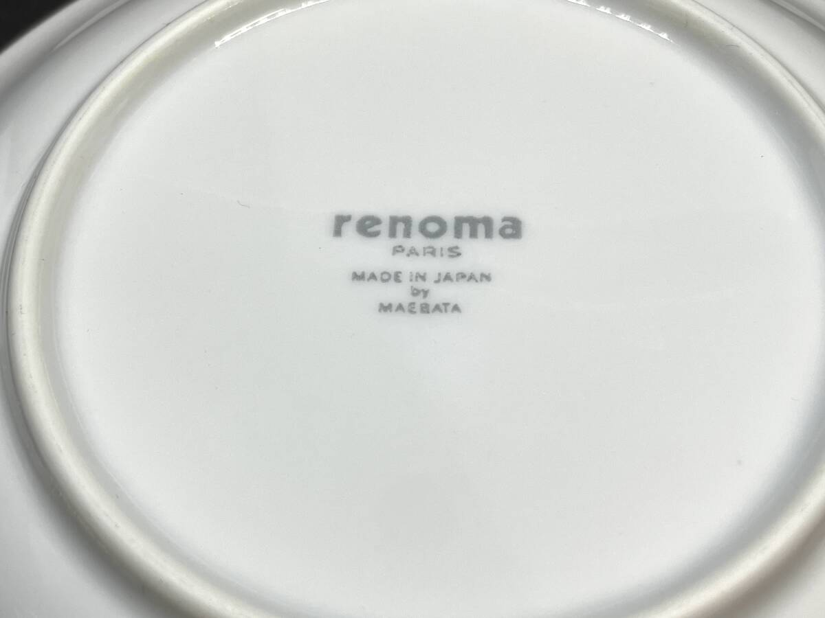 【未使用保管品】renoma レノマ プレート 大皿 25cm×2枚 中皿 16cm×5枚 計7枚セット_画像7