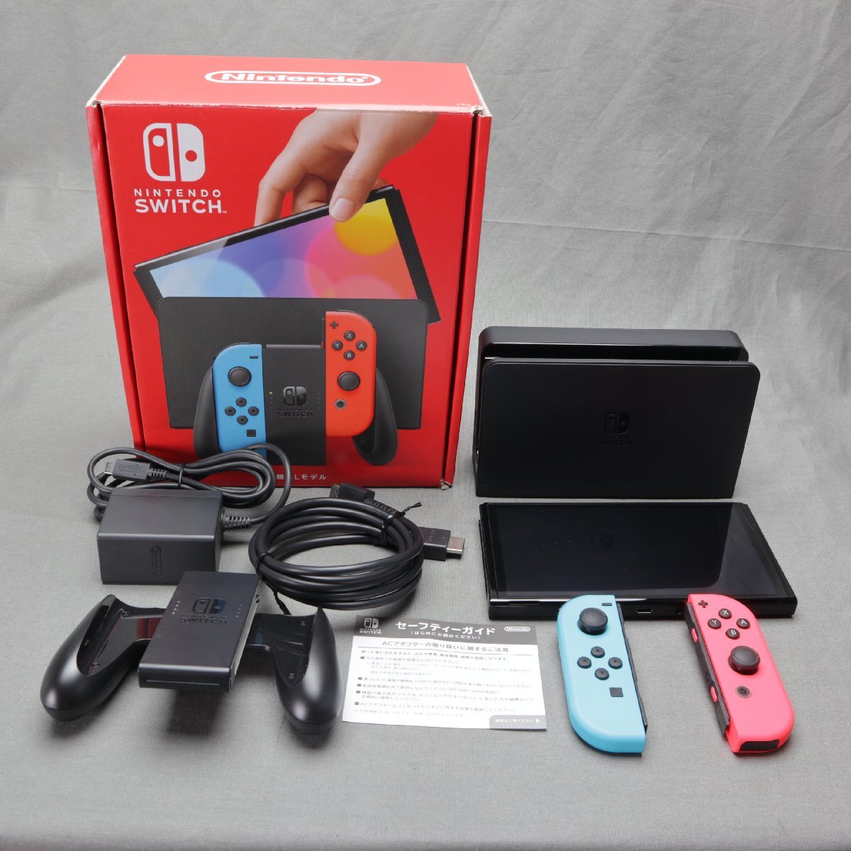 【電化】Nintendo Switch　ニンテンドースイッチ　HEG-S-KABAA　有機ELモデル　中古品