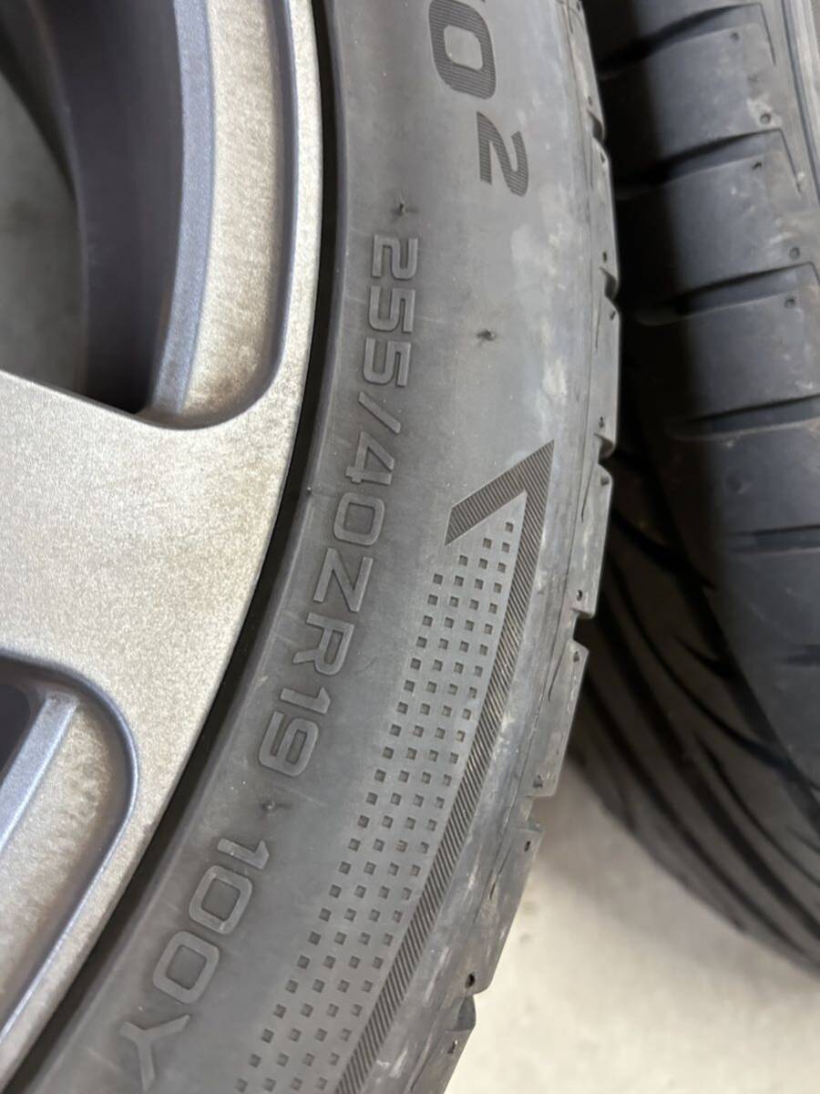 アウディ A4 225/40R19 夏タイヤ バリ山 GRORA GS107 8.5j +40 pcd112 4本セット！　_画像6