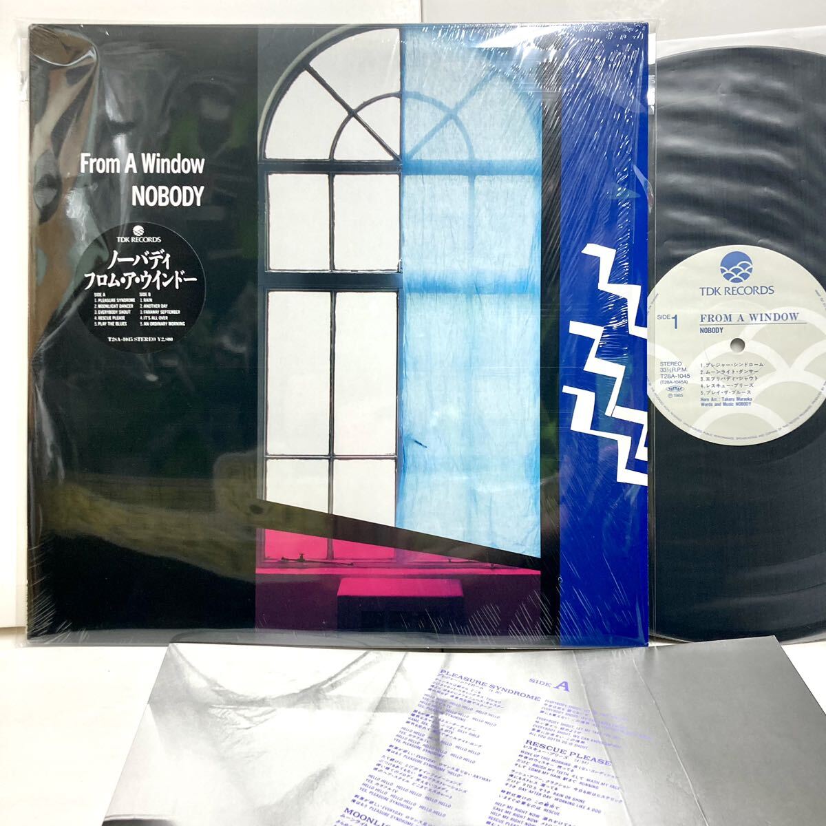 【美品 シュリンク,シール帯付き】 From A Window フロム・ア・ウインドー / Nobody ノーバディ 【LP レコード 】フロムウインドウ_画像1