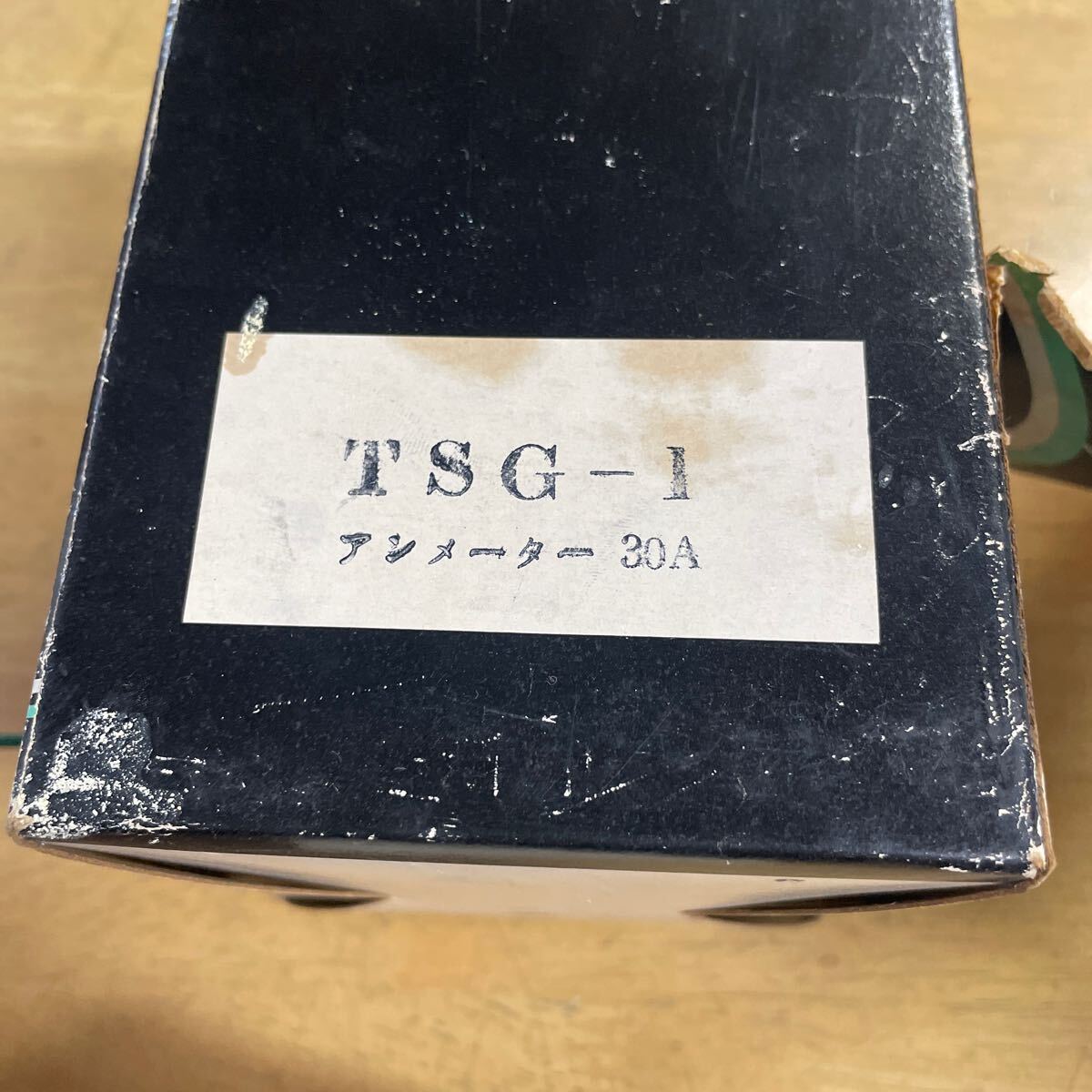 check man ampere meter 52φ check man Anne meter ( amperemeter ) 52φ unused goods that time thing old car Showa Retro 