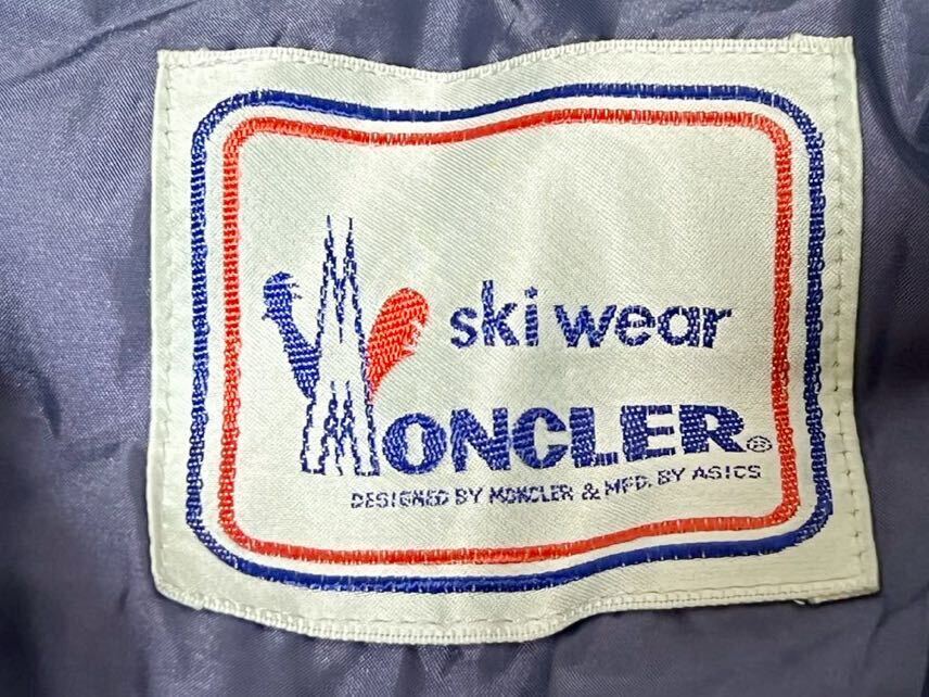 モンクレール MONCLER ヴィンテージ ダウンジャケット SKI WEAR 170サイズ モン・クレール グレー系の画像6