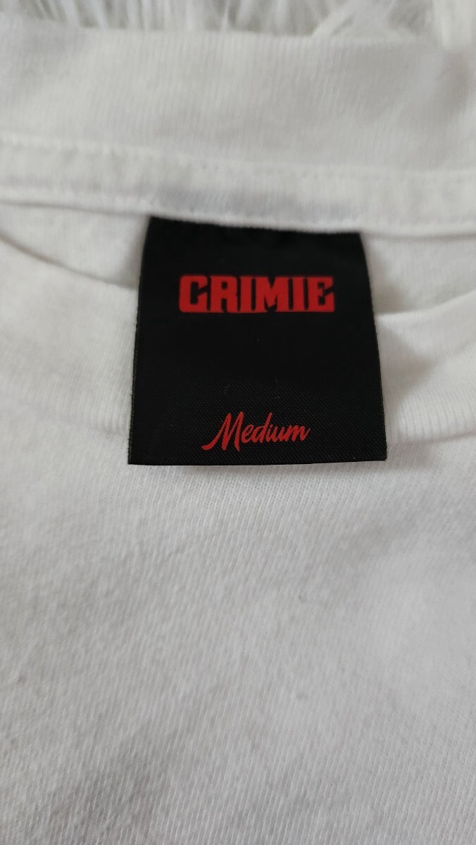 CRIMIE (クライミー)Tシャツ　Msize/古着/ホワイト/ 半袖Tシャツ_画像2