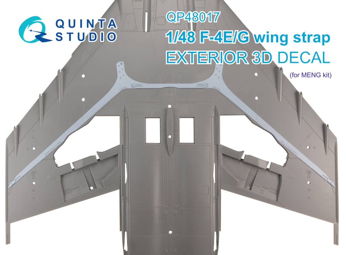 ◆◇Quinta Studio【QP48017】1/48 F-4E/GファントムⅡウイングストラップ(モンモデル用)◇◆　_画像1