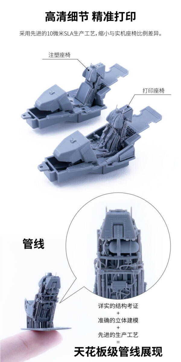 ◆◇GALAXY MODEL【FZ48001】1/48 F-14A/Bトムキャット 射出座席 (初期型/GWH用)◇◆　_画像4